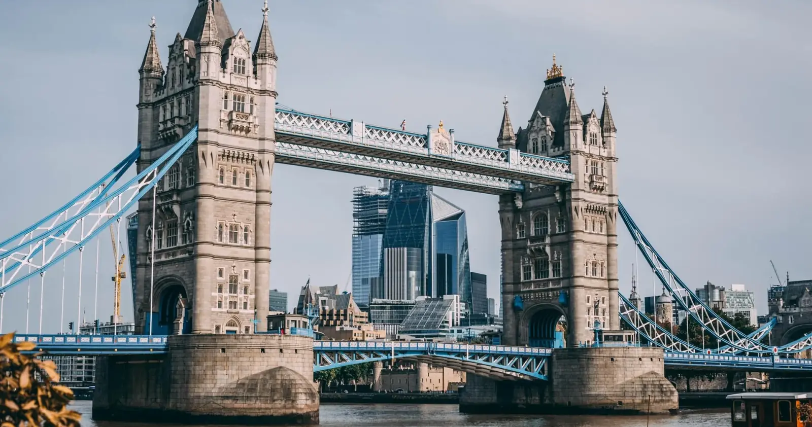 Tower Bridge over the River Thames in London